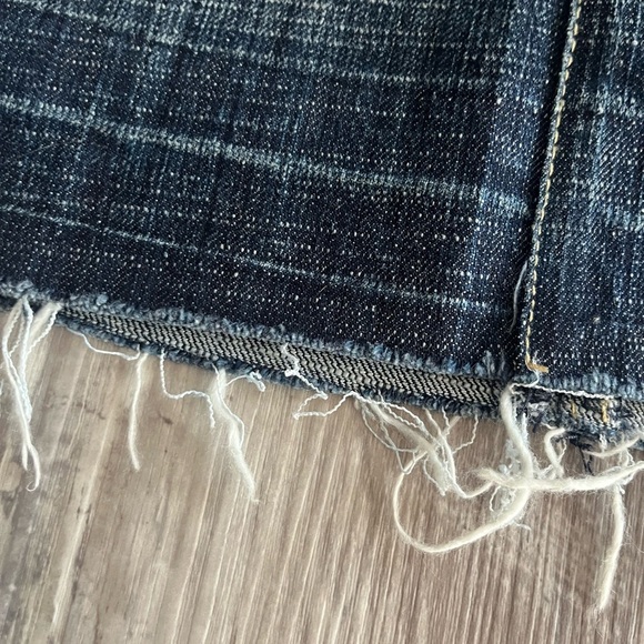 Akdmks Denim Mini Skirt with Colorful Stitching - Picture 4 of 13